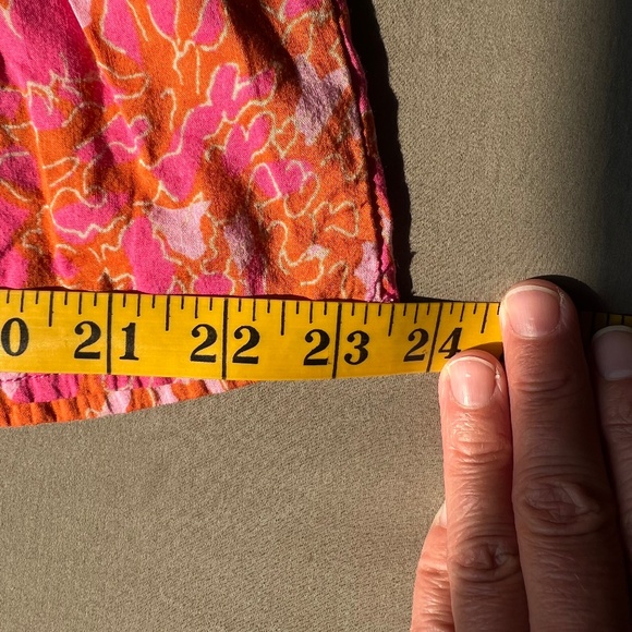 Pink and Orange Crop Tank Top - Picture 9 of 11